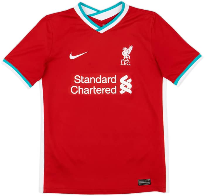2020-21 Liverpool Home Shirt Firmino #9 - 8/10 - (L.Boys)