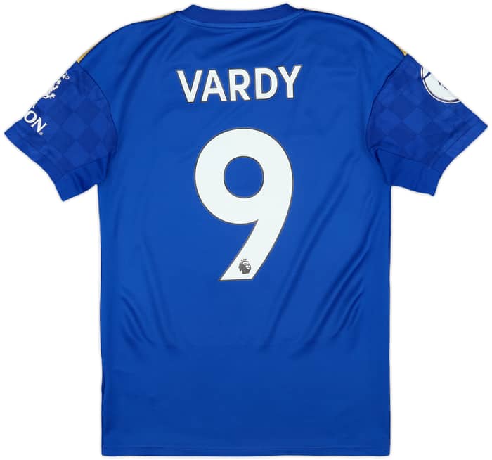 2019-20 Leicester Home Shirt Vardy #9 - 6/10 - (XS)