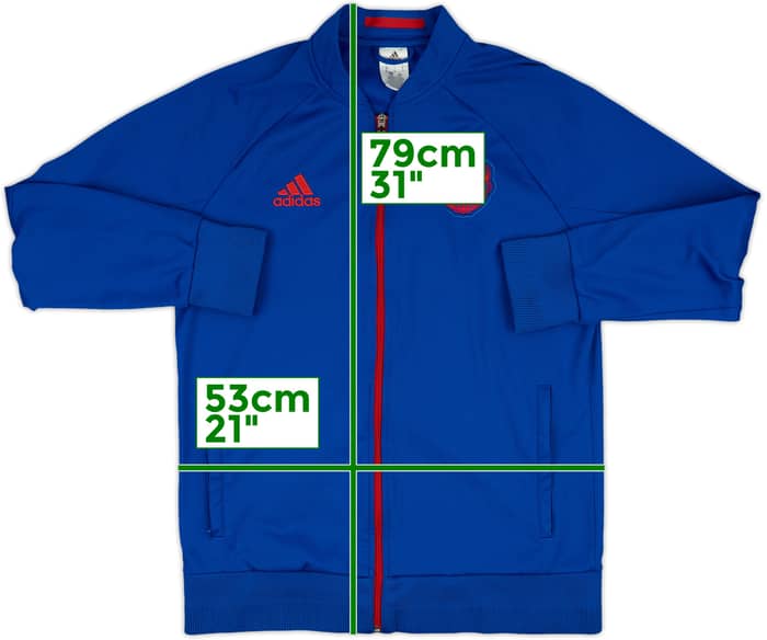 2016-17 Manchester United adidas Track Jacket - 8/10 - (L)