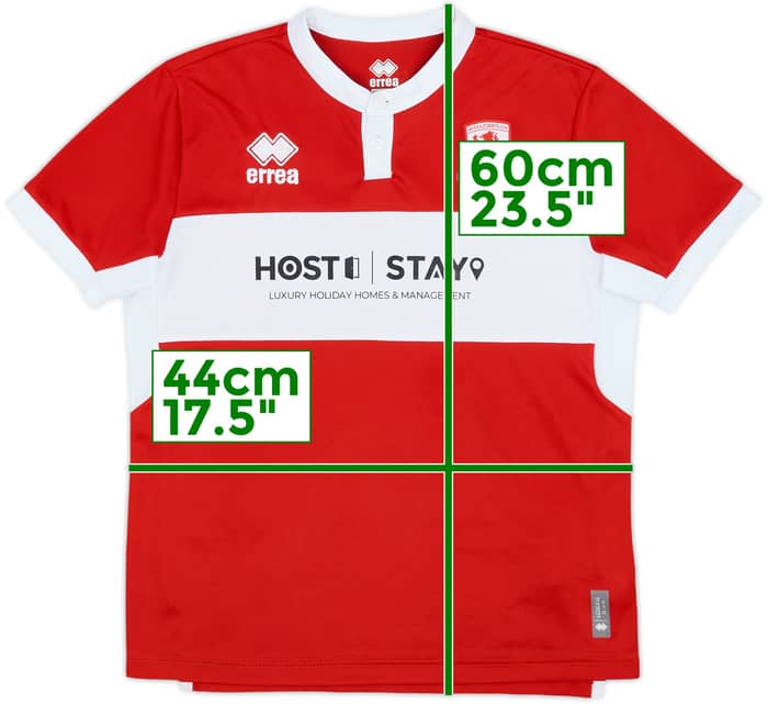 2022-23 Middlesbrough Home Shirt - 6/10 - (7-8 Years)