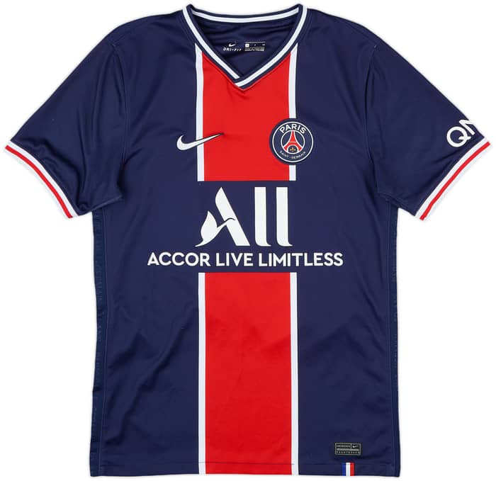 2020-21 Paris Saint-Germain Home Shirt Mbappe #7 - 7/10 - (S)