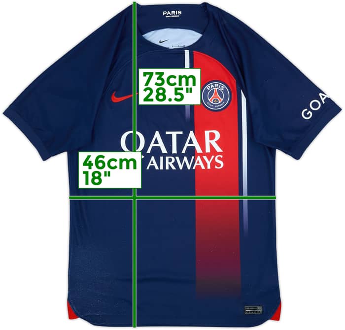 2023-24 Paris Saint-Germain Home Shirt - 6/10 - (S)