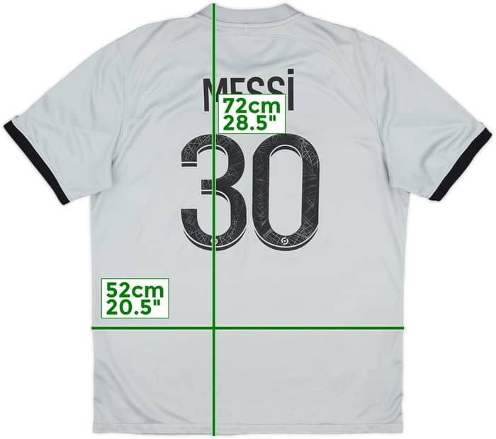 2022-23 Paris Saint-Germain Camiseta Visitante Messi #30 - 5/10 - (L)