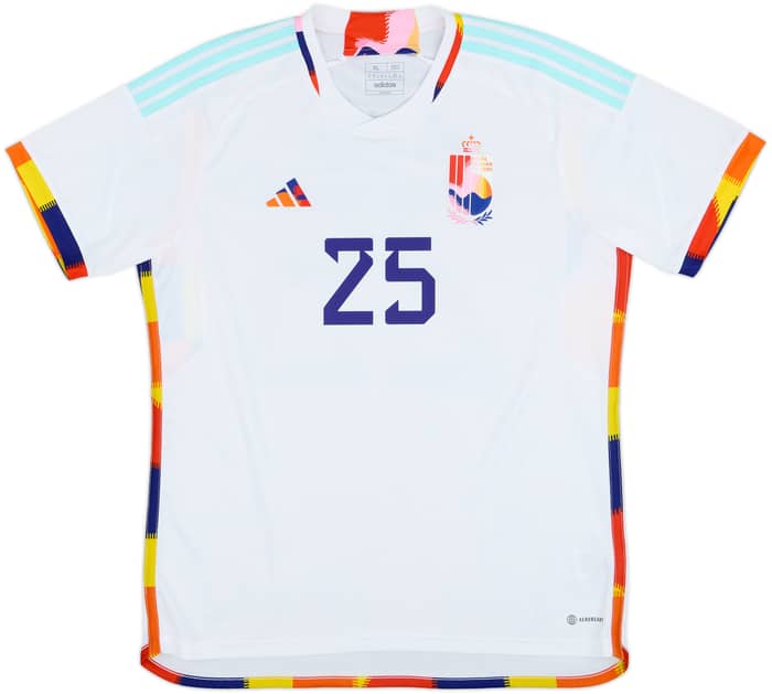 2022-23 Belgium Away Shirt Doku #25 - 9/10 - (XL)