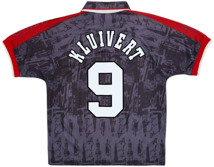 1996-97 Ajax Away Shirt Kluivert #9 - 10/10 - (M)