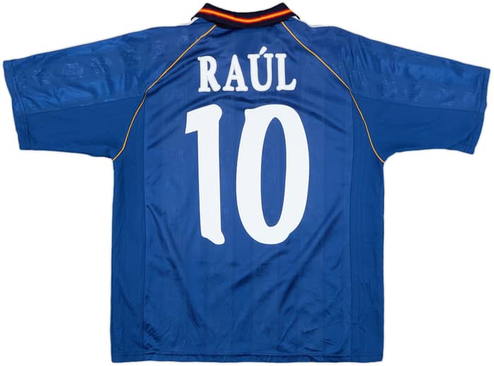 1999-00 Spain Away Shirt Raul #10 - 9/10 - (M)