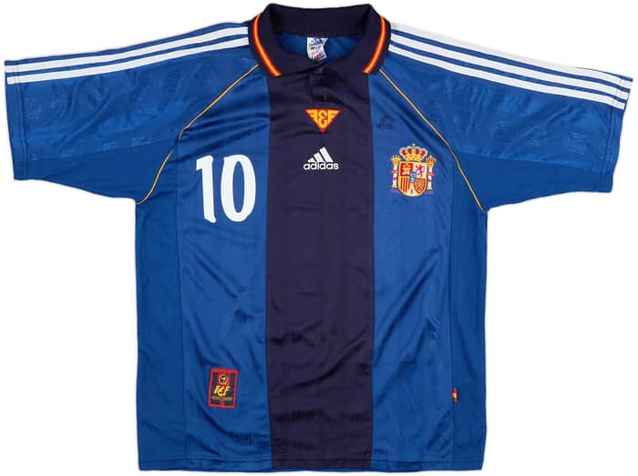 1999-00 Spain Away Shirt Raul #10 - 9/10 - (M)