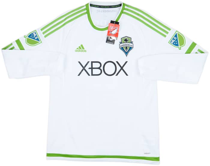 2015 Seattle Sounders Player Issue Away L/S Shirt Dempsey #2 (L)