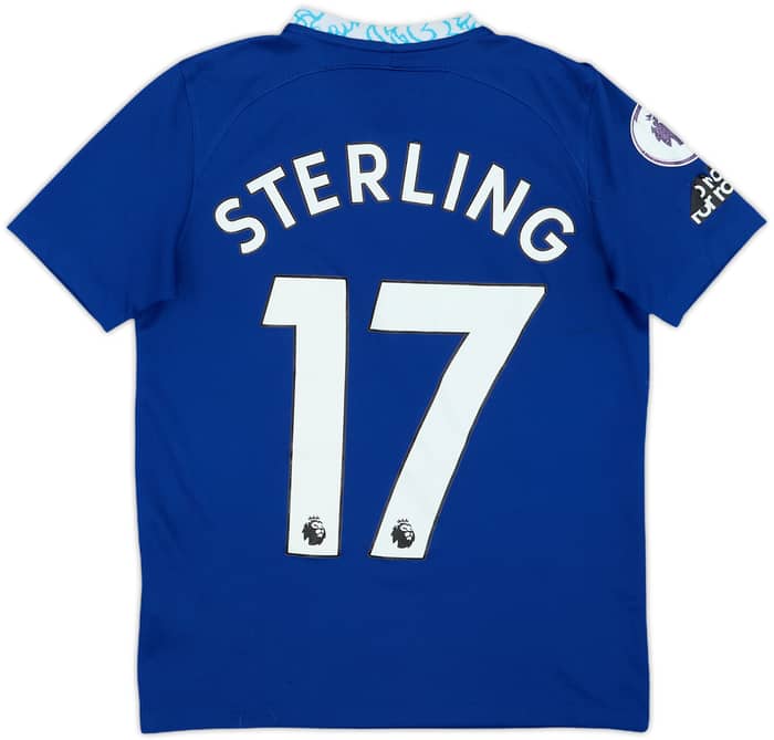2022-23 Chelsea Home Shirt Sterling #17 - 4/10 - (M.Boys)