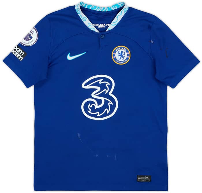 2022-23 Chelsea Home Shirt Sterling #17 - 4/10 - (M.Boys)