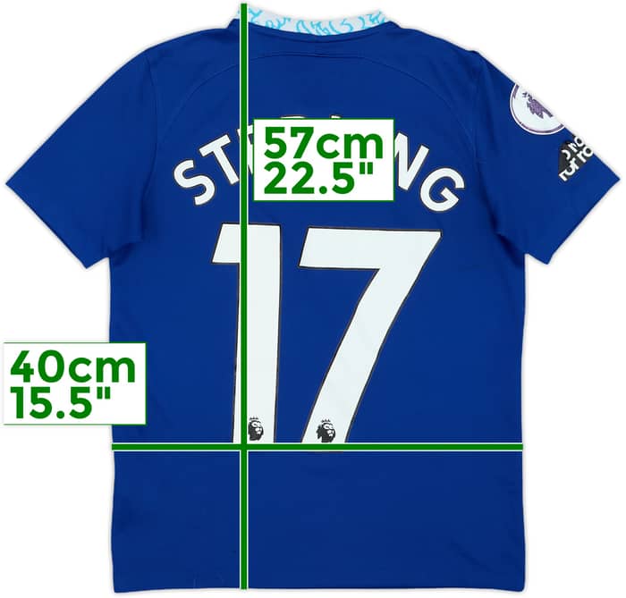 2022-23 Chelsea Home Shirt Sterling #17 - 4/10 - (M.Boys)