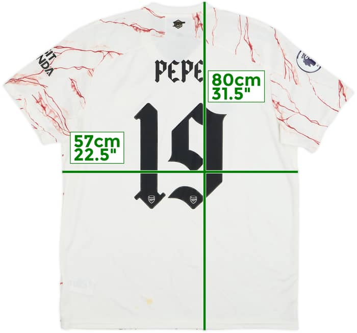 2020-21 Arsenal Away Shirt Pepe #19 - 6/10 - (XL)