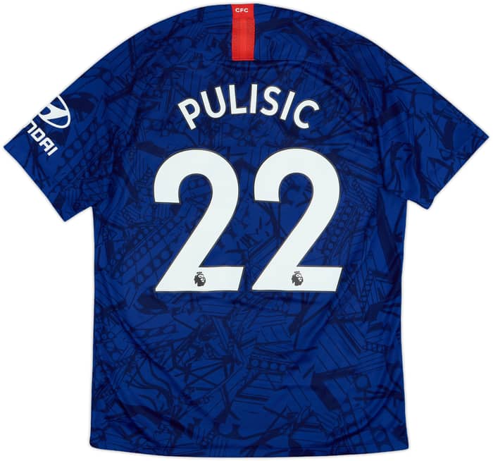 2019-20 Chelsea Home Shirt Pulisic #22 - 8/10 - (M)
