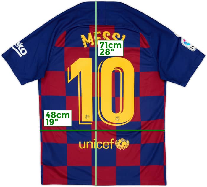 2019-20 Barcelona Home Shirt Messi #10 - 10/10 - (M)