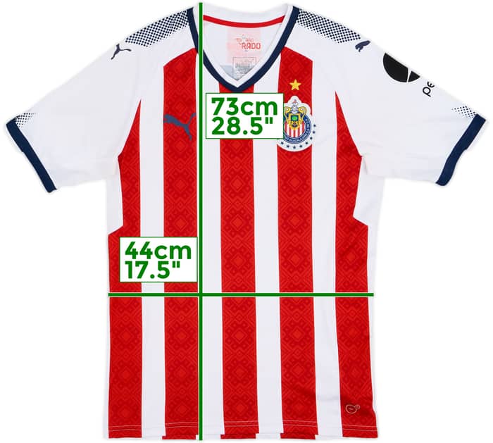 2017-18 Chivas Guadalajara Home Shirt - 8/10 - (S)