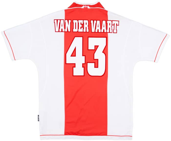 1999-00 Ajax Home Shirt Van Der Vaart #43 - 9/10 - (XL)