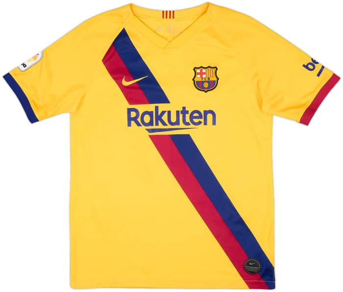 2019-20 Barcelona Away Shirt Messi #10 - 8/10 - (XL.Boys)