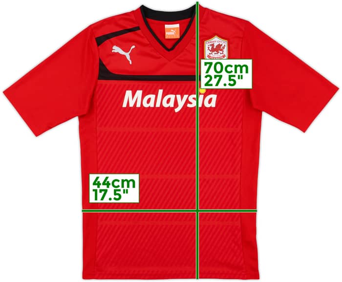 2012-13 Cardiff Home Shirt - 6/10 - (S)