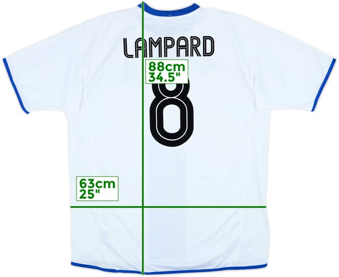 2003-05 Chelsea Away Shirt Lampard #8 (XL)