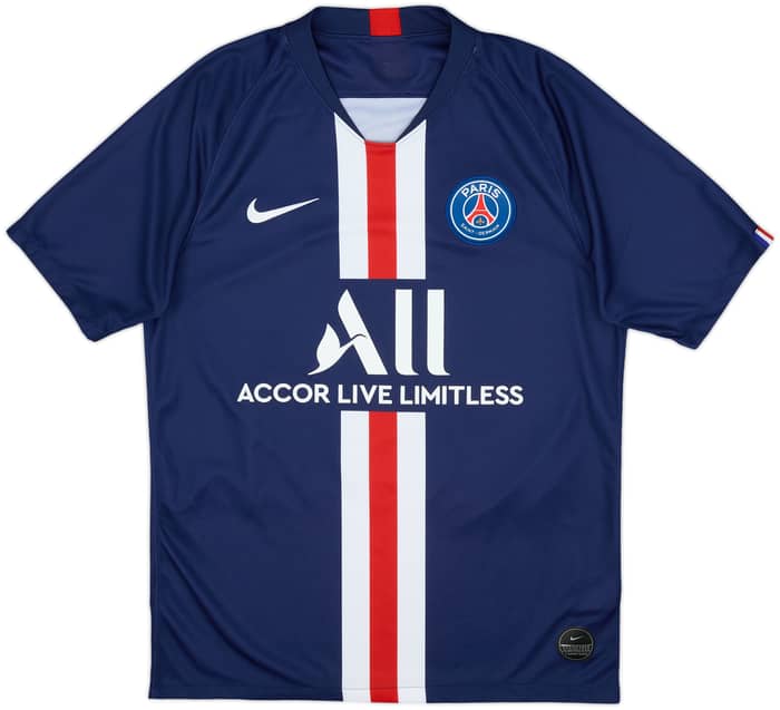 2019-20 Paris Saint-Germain Home Shirt Mbappe #7 - 9/10 - (M)
