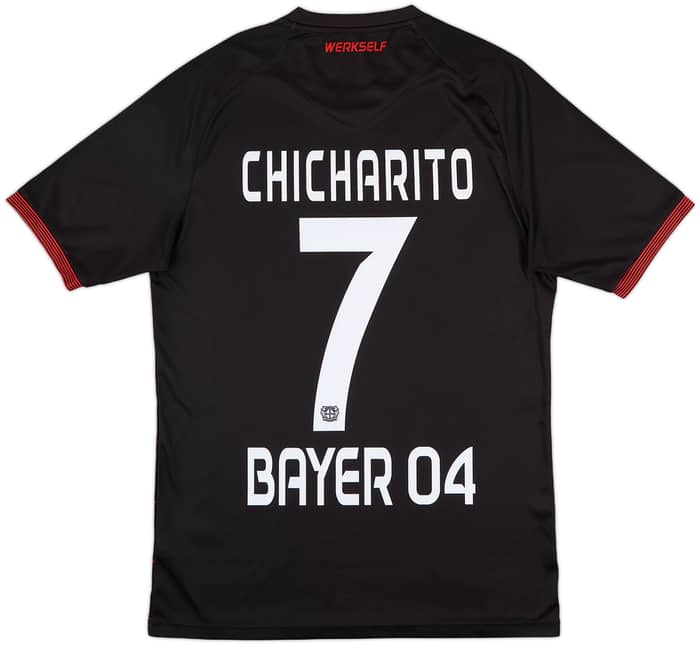 2016-17 Bayer Leverkusen Home Shirt Chicharito #7 - 9/10 - (S)