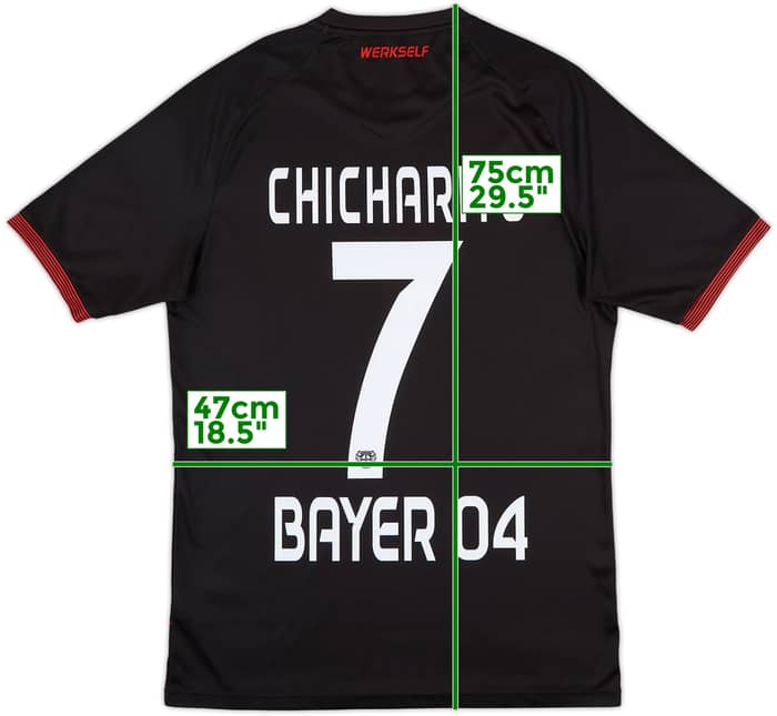 2016-17 Bayer Leverkusen Home Shirt Chicharito #7 - 9/10 - (S)