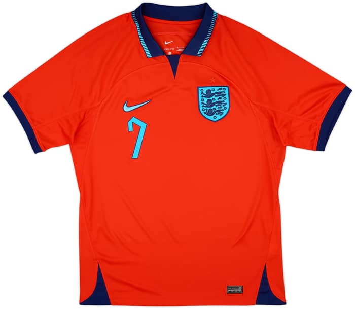 2022-23 England Away Shirt Grealish #7 - 10/10 - (M)