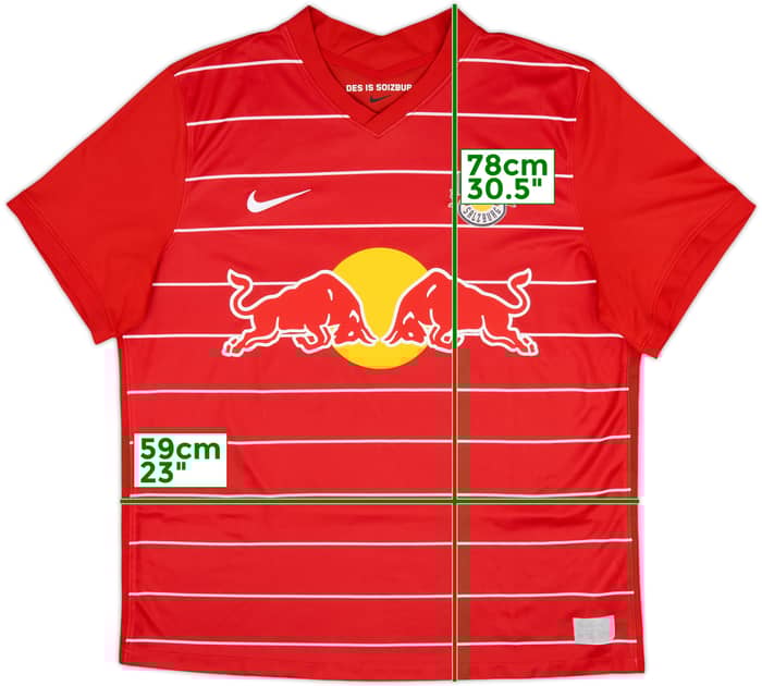 2021-22 Red Bull Salzburg Home Shirt - 8/10 - (XXL)