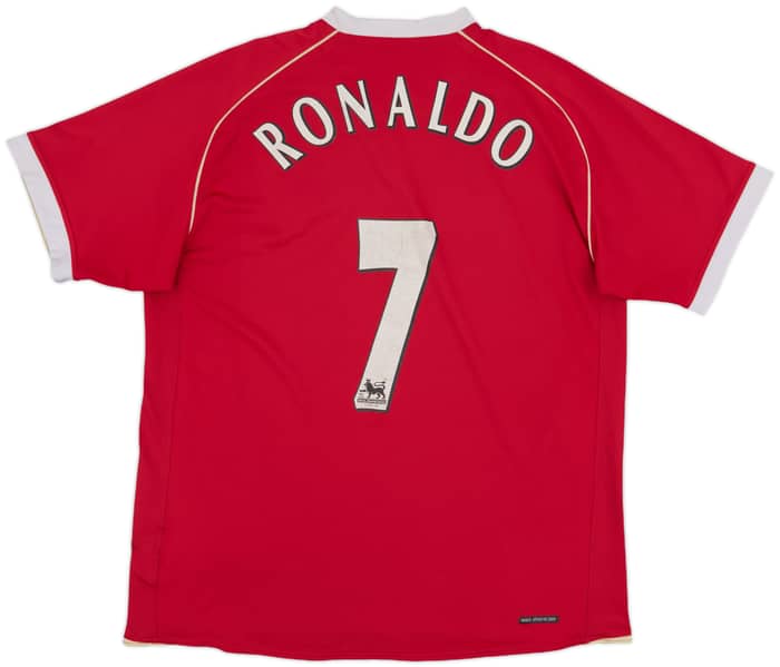 2006-07 Manchester United Home Shirt Ronaldo #7 - 5/10 - (L)