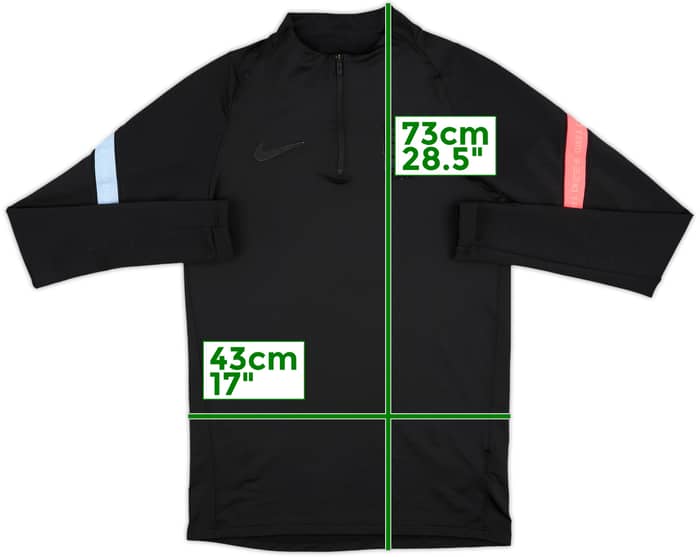 2020-21 South Korea Nike 1/4 Zip Drill Top - 8/10 - (S)