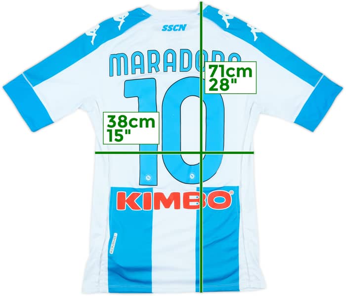 2020-21 Napoli Special Edition Authentic Fourth Shirt Maradona #10 - 8/10 - (S)