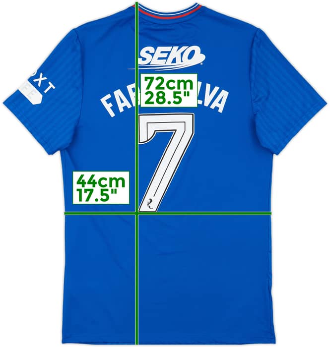 2023-24 Rangers Authentic Home Shirt Fabio Silva #7 - 10/10 - (S)