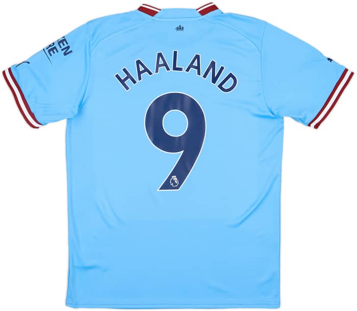 2022-23 Manchester City Home Shirt Haaland #9 (M)