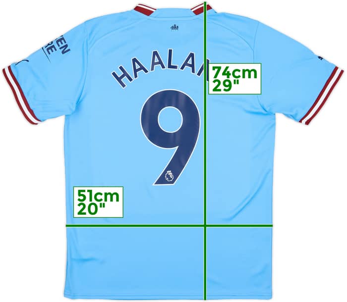 2022-23 Manchester City Home Shirt Haaland #9 (M)