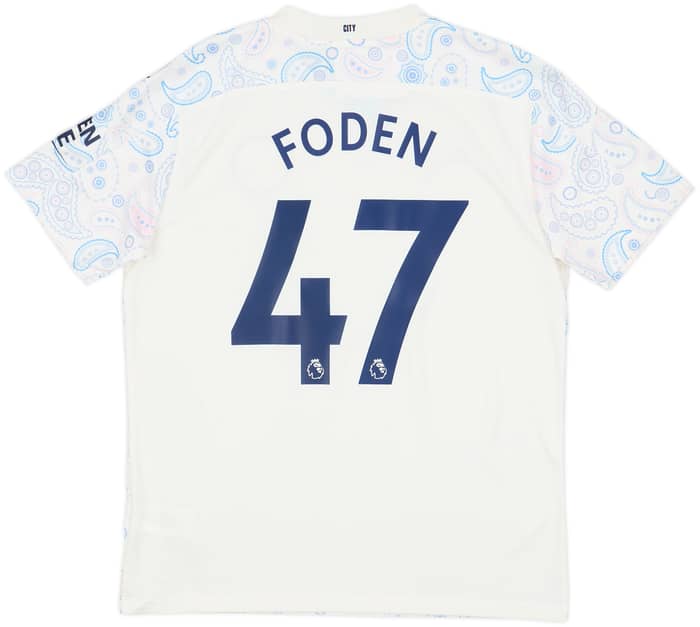 2020-21 Manchester City Third Shirt Foden #47 (L)