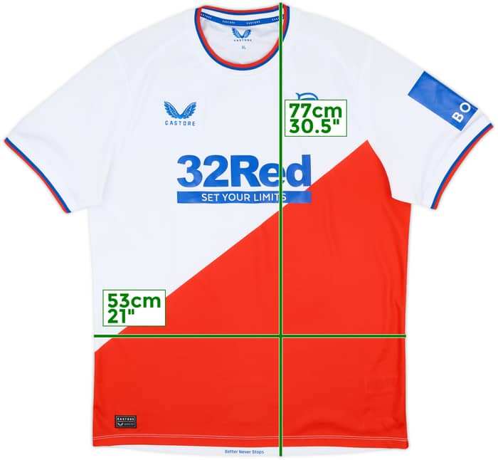 2022-23 Rangers Away Shirt - 7/10 - (XL)
