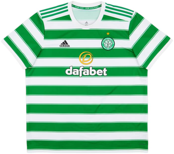2021-22 Celtic Home Shirt - 9/10 - (XXL)