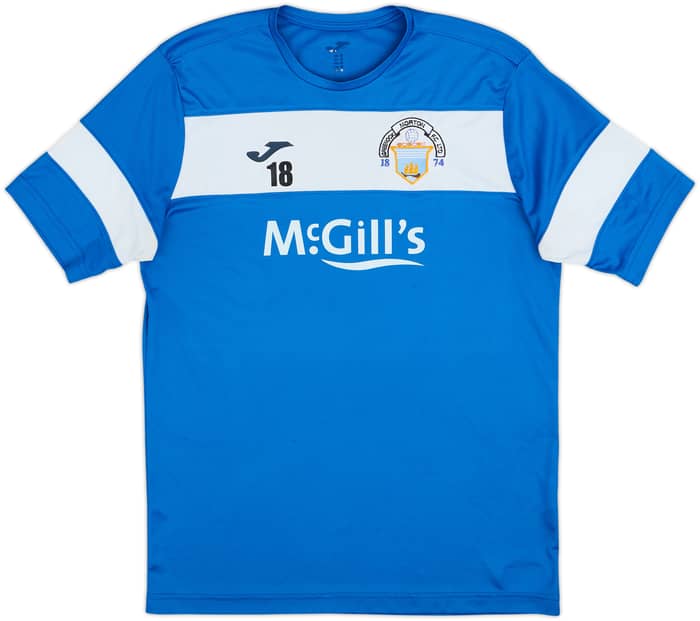 2022-23 Greenock Morton Player Issue Joma Training Shirt #18 - 6/10 - (M)
