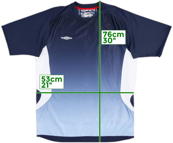 2004-06 England Umbro Training Shirt - 8/10 - (L)