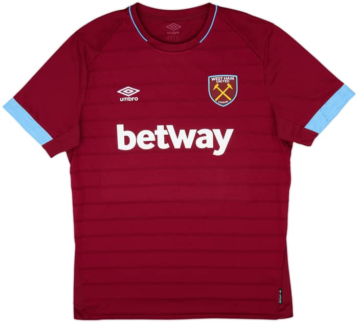 2018-19 West Ham Home Shirt Noble #16 - 10/10 - (XL)