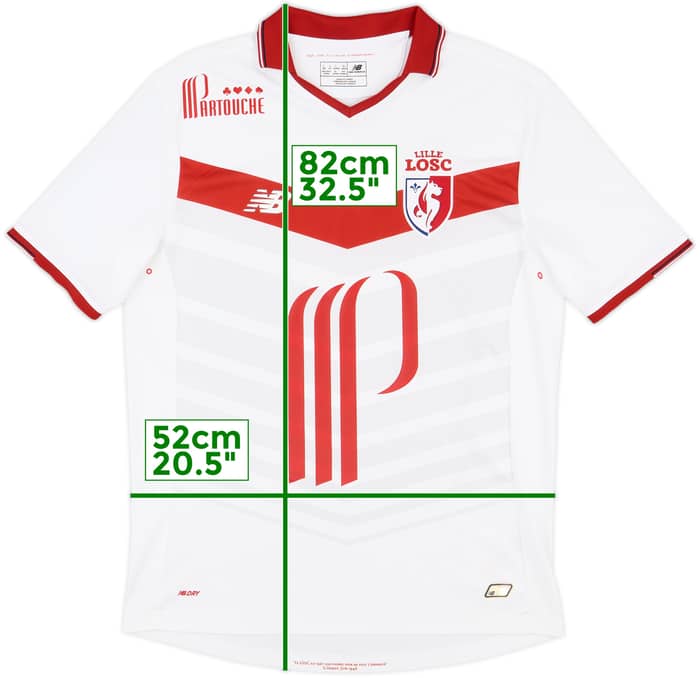 2016-17 Lille Home Shirt - 10/10 - (L)