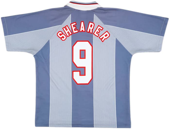 1996-97 England Away Shirt Shearer #9 - 9/10 - (L)