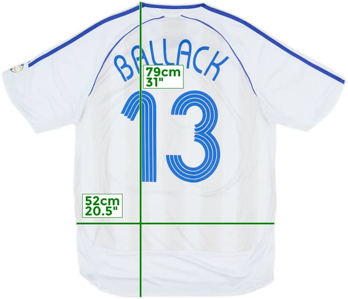 2006-07 Chelsea Away Shirt Ballack #13 - 8/10 - (L)