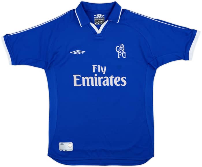 2001-03 Chelsea Home Shirt Petit #17 - 8/10 - (M.Boys)
