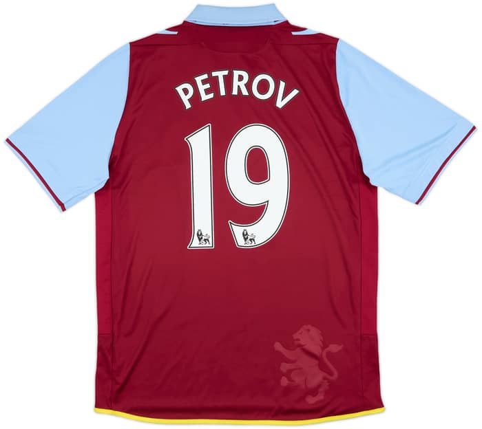 2012-13 Aston Villa Home Shirt Petrov #19 - 7/10 - (M)