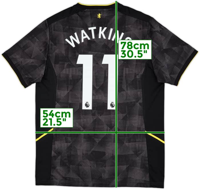 2022-23 Aston Villa Third Shirt Watkins #11 - 10/10 - (L)