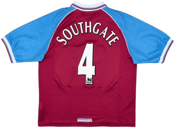 1998-99 Aston Villa Home Shirt Southgate #4 - 9/10 - (L)