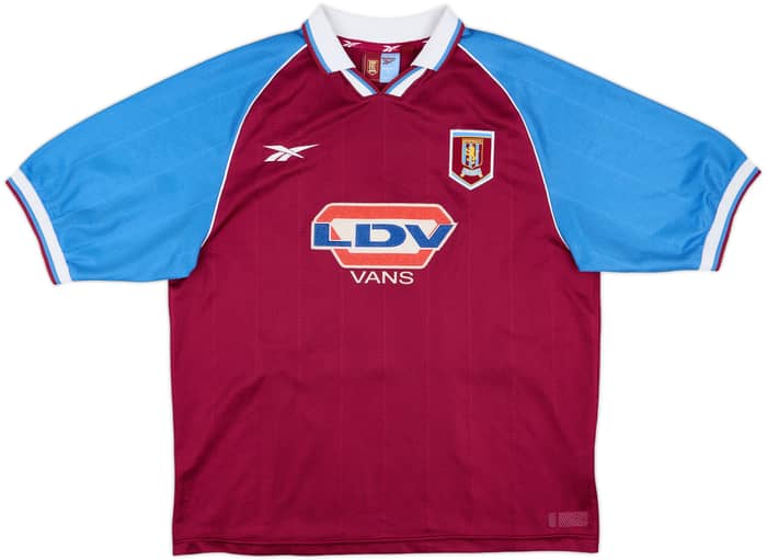 1998-99 Aston Villa Home Shirt Southgate #4 - 9/10 - (L)