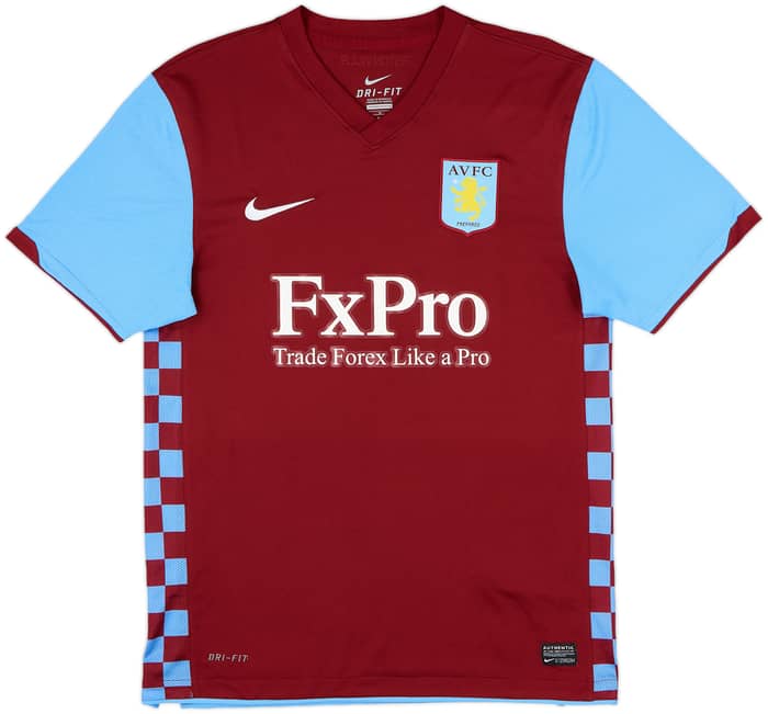 2010-11 Aston Villa Home Shirt Carew #10 - 9/10 - (M)