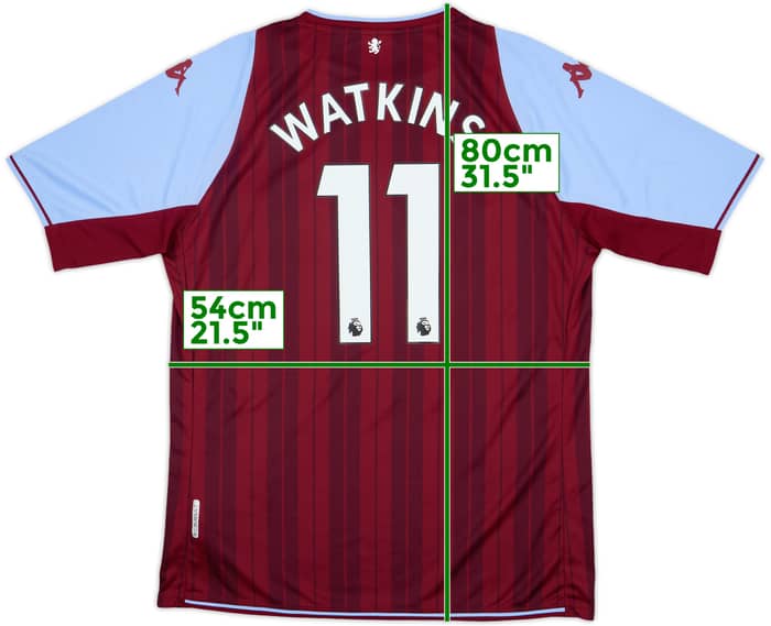 2021-22 Aston Villa Home Shirt Watkins #11 (XL)